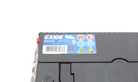 Фото 3 - Автомобільний акумулятор EXIDE EB356A