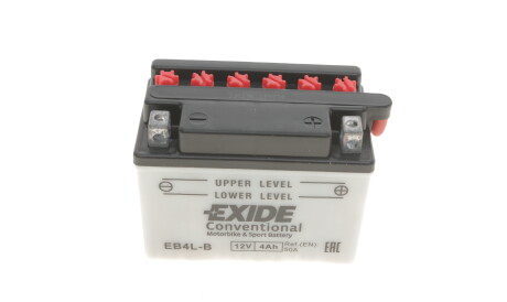 Фото 2 - Автомобильный аккумулятор EXIDE EB4L-B (EB4LB)