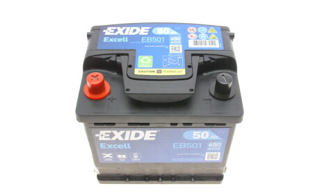 Фото 4 - Автомобильный аккумулятор EXIDE EB501