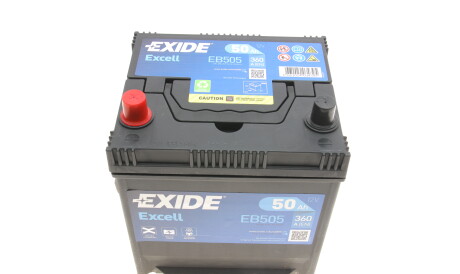 Фото 3 - Автомобильный аккумулятор EXIDE EB505