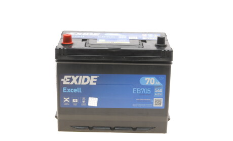 Фото 2 - Автомобильный аккумулятор EXIDE EB705