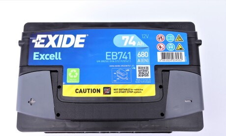 Фото 6 - Автомобільний акумулятор EXIDE EB741