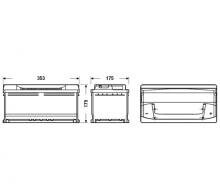 Фото 2 - Автомобільний акумулятор EXIDE EB852