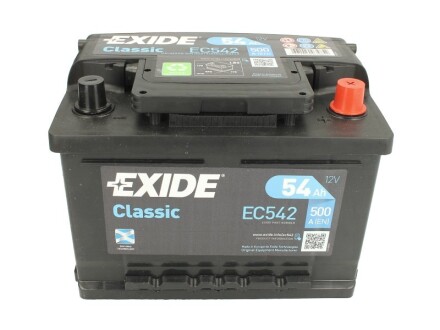Фото 3 - Автомобильный аккумулятор EXIDE EC542
