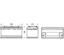 Фото 2 - Автомобільний акумулятор EXIDE EC900