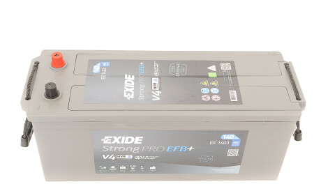 Акумуляторна батарея 140Ah/800A (513x189x223/+L/B00/B0) Strong Pro EFB+ - (5010306270, 7421991750) EXIDE EE1403 (фото 1)