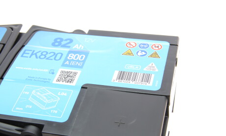 Фото 7 - Автомобільний акумулятор EXIDE EK820