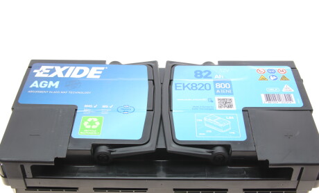Фото 8 - Автомобільний акумулятор EXIDE EK820