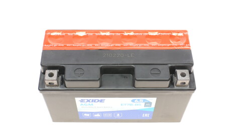 Фото 5 - Автомобільний акумулятор EXIDE ET7B-BS (ET7BBS)