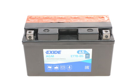 Фото 6 - Автомобільний акумулятор EXIDE ET7B-BS (ET7BBS)