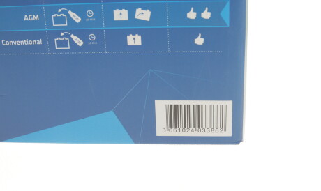 Фото 3 - Автомобільний акумулятор EXIDE ETX14-BS (ETX14BS)