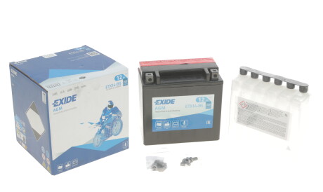 Аккумулятор 12AH-12V AGM (150х87х145) l, en200 - EXIDE ETX14-BS