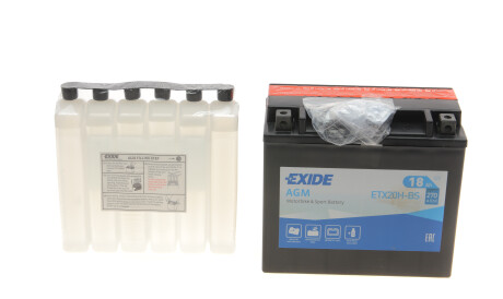 Аккумулятор 18Ah-12v AGM (175х87х155) L, EN270 - EXIDE ETX20H-BS