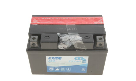 Фото 3 - Автомобильный аккумулятор EXIDE ETZ10-BS (ETZ10BS)