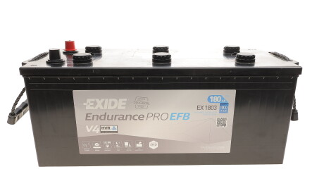 Акумуляторна батарея 180Ah/1000A (513x228x223/+L/B0) EndurancePro EFB - EXIDE EX1803