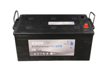 Акумуляторна батарея 225Ah/1100A (518x279x240/+L) EndurancePro EFB - EXIDE EX2253