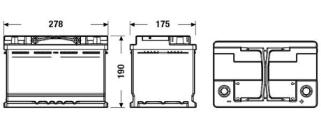 Акумулятор - EXIDE EZ600