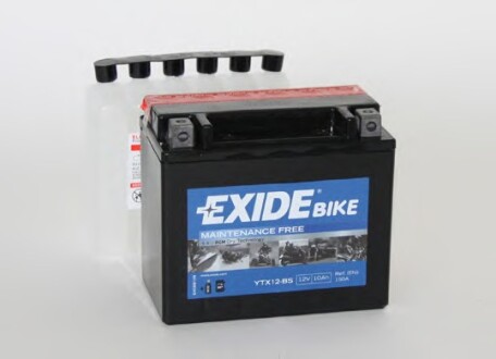 Стартерная аккумуляторная батарея - EXIDE YTX12-BS