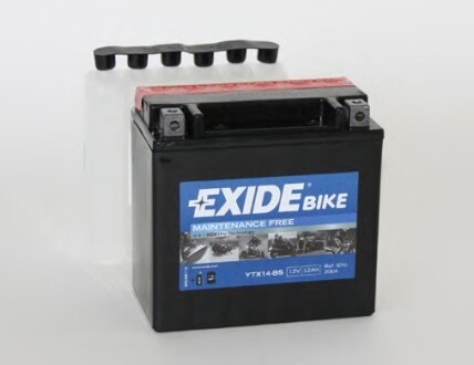 Стартерная аккумуляторная батарея - EXIDE YTX14-BS