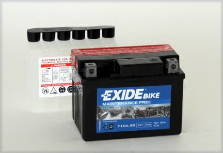 Акумулятор - EXIDE YTX4LBS