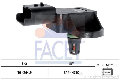 Air pressure sensor (map) - FACET 10.3137