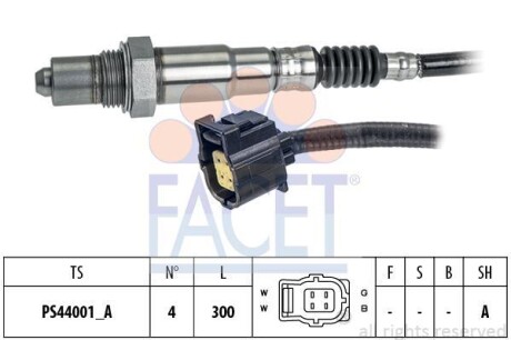 Лямбда-зонд Mercedes Benz W203/204/211/212 M156/272/273 05-> - FACET 10.8202