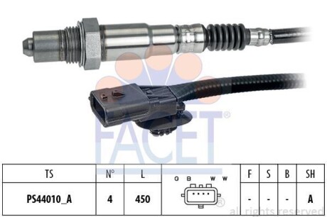 Датчик кислорода Duster 1.6, 2.0 (11-15) - FACET 108309