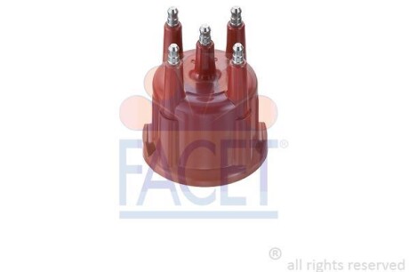 Кришка розподільника запалювання Kadett E/Astra F/Vectra A 1.4-1.6i - (90350765, 1211268, 1211000) FACET 2.7530/19PHT (фото 1)