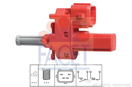Датчик стоп-сигнала Focus 98-04/Transit 00-14 - (1018344, 1024901, 1066389) FACET 7.1140