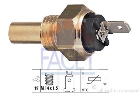 Датчик температури Skoda Felicia i 1.3 (94-98) (7.3015) - FACET 73015