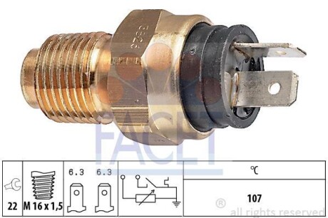 Датчик температури Ducato 2.5-2.8D/TD/Jumper/Boxer 2.8HDi 02> - FACET 7.3526