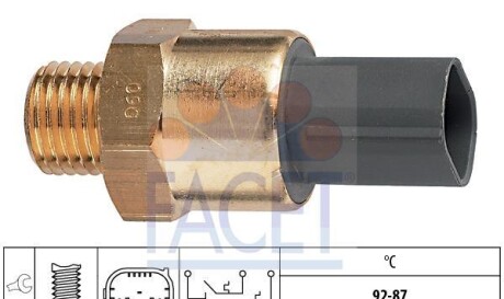 Датчик вмикання вентилятора BMW 3 (E36) 1.6-1.9i 93-00 - FACET 7.5691