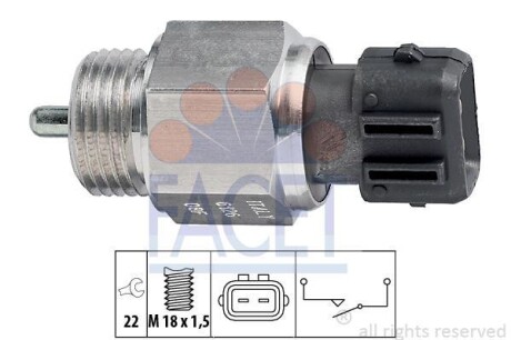 Датчик заднього ходу Caddy/Golf III -04/Polo -01 (7.6126) - FACET 76126