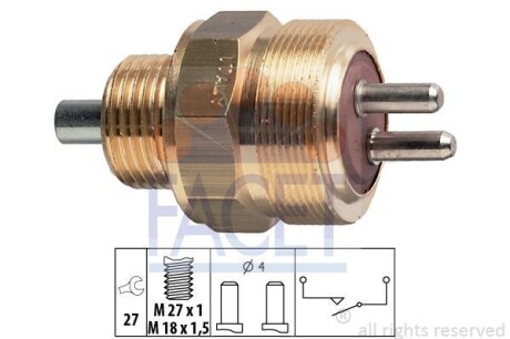 Датчик заднього ходу MB Sprinter (903/904) 2.3/2.9 97-06 (7.6147) - FACET 76147