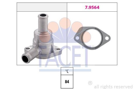 Термостат JUMPER/Boxer 2.5D (DJ5) >02 (84 C) - (133838, 9614500980) FACET 7.8311