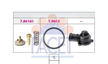 Термостат, охлаждающая жидкость - FACET 7.8617K