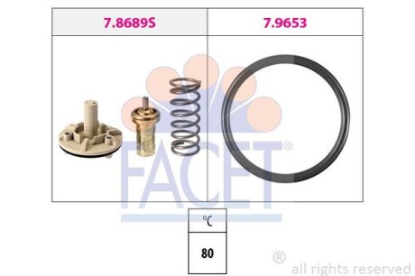 Термостат VW Eos 1.4 tsi (08-15) (7.8689) - (03C121110L) FACET 78689