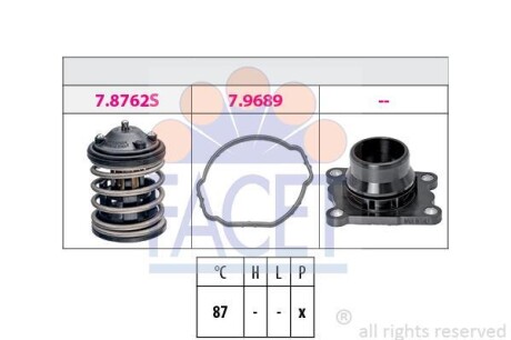 Термостат Bmw X1 sdrive 18 d (09-15) (7.8762K) - FACET 78762K