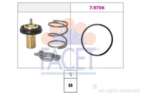 Термостат Fiat Ducato 2.0-2.3 D 11-> - (1852862M00, 1852862M00000, 55242072) FACET 7.8822