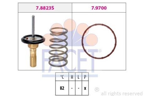 Термостат Toyota Verso s 1.33 (nsp120_) (10-16) (7.8823) - FACET 78823