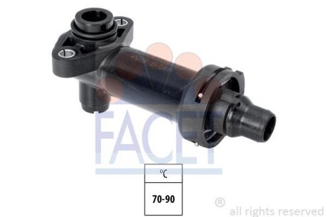 Термостат BMW 3(E46)/(E39) 2.0-3.9 d 98-05 (70C) - (11712247723, 2247723) FACET 7.8836