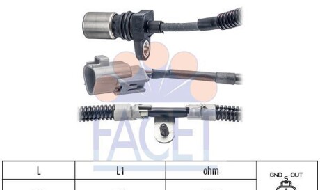 Датчик импульсов, Датчик импульсов, маховик - (9091905069, 9091905064) FACET 9.0502