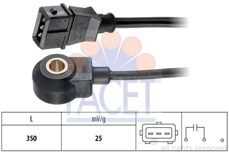 Датчик детонации VW Transporter iv 2.5 (96-03) (9.3016) - FACET 93016