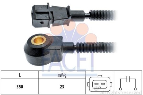 Датчик детонації Made in Italy - OE Equivalent - FACET 9.3123