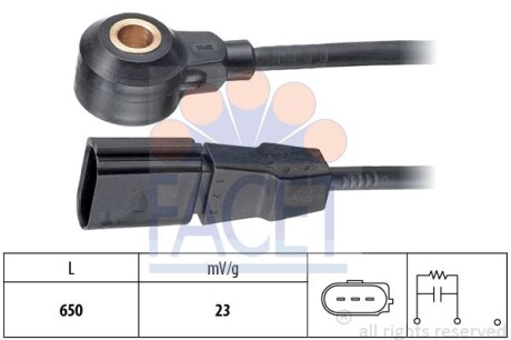 Датчик детонації Audi A6 3.0 (04-06) (9.3162) - FACET 93162