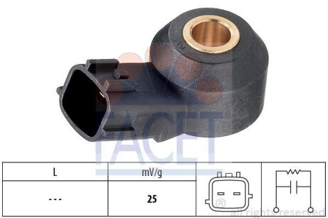 Датчик детонації Made in Italy - OE Equivalent - FACET 9.3257