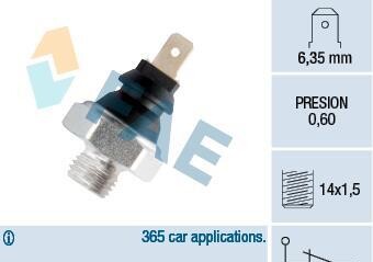 Датчик давления масла - (4414599) FAE 11260