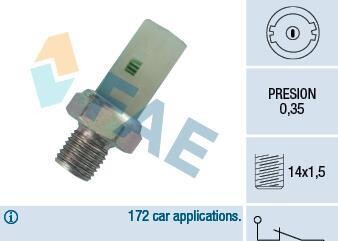 Датчик давления масла - FAE 12370