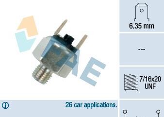 Выключатель фонаря сигнала торможения - FAE 21040