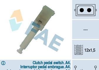 Выключатель фонаря сигнала торможения - (443945515, 433945515, 511945513) FAE 24560